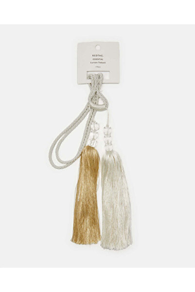 REDTAG Ivory And Beige Tie Back With Double Tassel