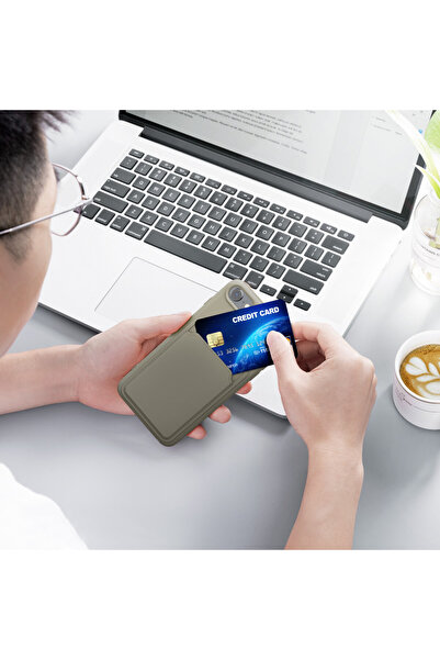 KWmobile Case for Apple iPhone 8/iPhone 7/iPhone SE 2, Gray, Silicone, KWM0000134I016C