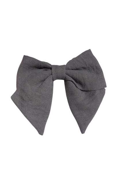 Minvallife Light Gray Color Special Security Guards' Prefered 8 cm Automatic Metal Clip Bow Buckle