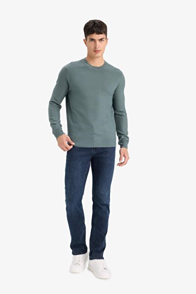 DeFacto Men's Sweater F1777Ax/Be528 Blue