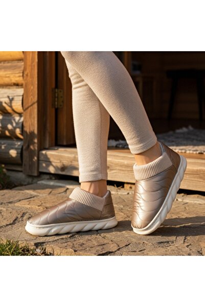 OEM Women's cotton-padded slippers, for indoors or short outdoor outings, H53