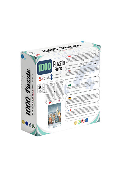 Soi Craft 1000 Piece Puzzle Snowy Town Streets