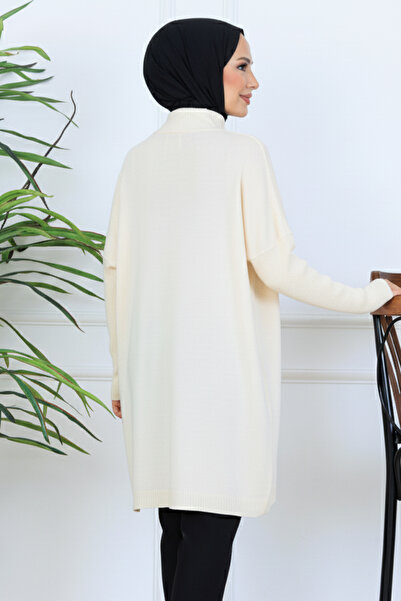 benguen Knitwear Tunic N7083 Stone Color