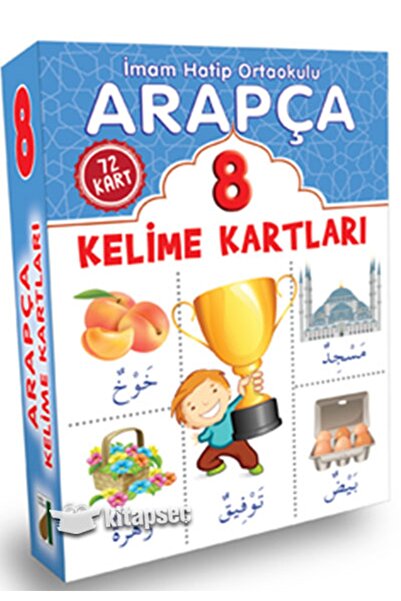 Damla Yayınevi DAMLA 8.Sınıf Arapça Kelime Kartları