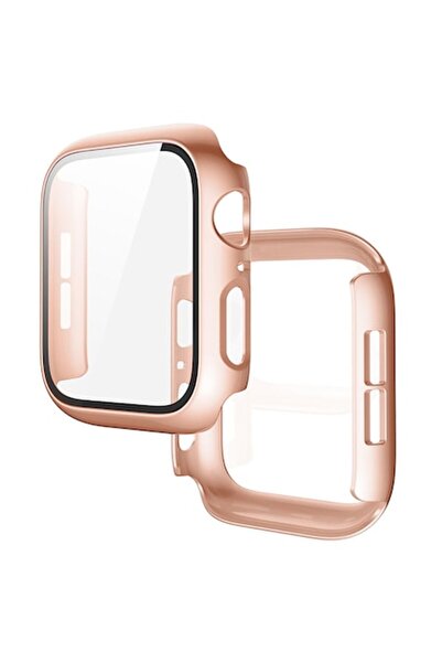 RoveZone Carcasă de protecție subțire pentru Apple Watch 38 mm, auriu roz