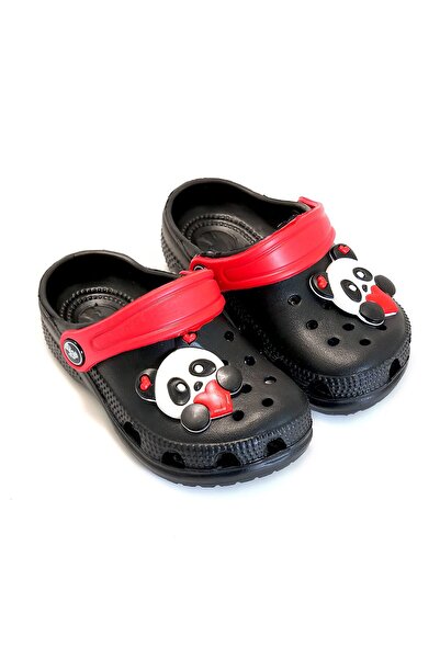 Jose Amorales Slippers/clogs, clogs, for children, EVA foam, black and red, size 26