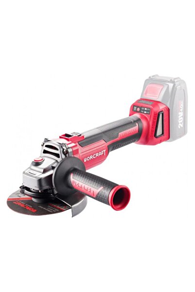 Worcraft Polizor unghiular, 2 viteze, 20V Li-ion (baterie neinclusă), fără perii, 125 mm,
