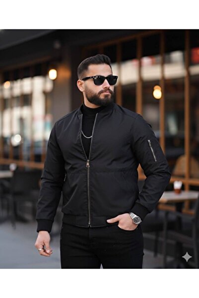 S&M CLOTHİNG Ανδρικό αδιάβροχο εποχιακό μπουφάν New Season