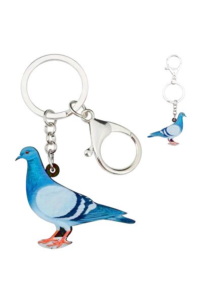 Other Breloc PIGEON cu pandantiv acrilic din cauciuc, pentru CADOU