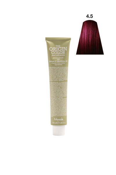 Nook Origin Color Profesyonel Saç Boyası 100ml - Koyu Kızıl Kahve / Derin Koy...