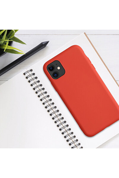 KWmobile Case for iPhone 11, Silicone, Red, 50791.218