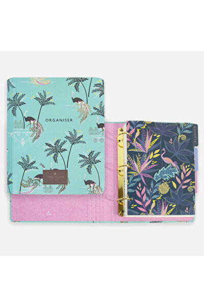 Portico Designs - Sara Miller: Devekuşu ve Palmiyeler Organizer Ajanda