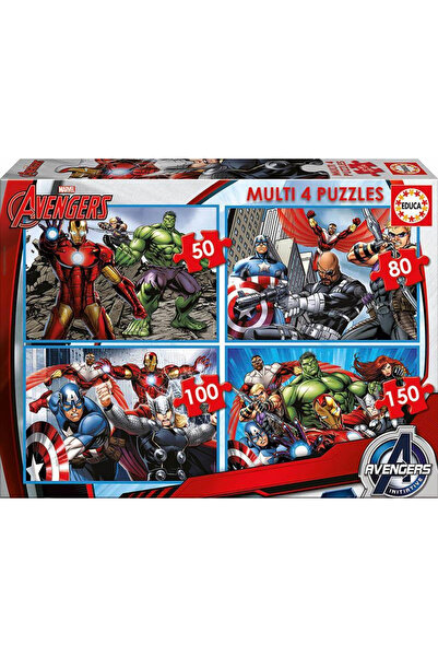 EDUCA 4 in 1 Avengers Puzzle 16331