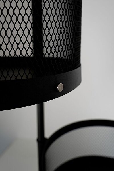 VENON Black 4-Tier 78 cm X 35 cm Diameter Metal Crisper Fruit Bowl Organizer Kitchen Organizer Shelf Storage