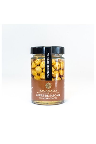 Bacanalia Acacia honey with roasted hazelnuts Bacanalia, beekeeper Mihai Grama, 340 g