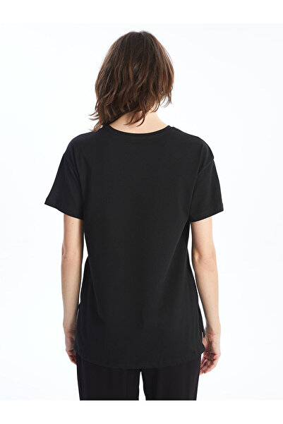 LC Waikiki Γυναικείο μπλουζάκι με στάμπα Crew Neck