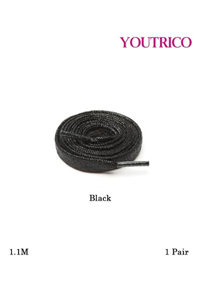 Youtrico زوج واحد من أربطة الأحذية المستديرة المنقطة - أربطة بوليستر ملونة لل...