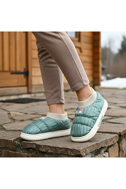 OEM Women's cotton-padded slippers, for indoors or short outdoor outings, 43079D-58