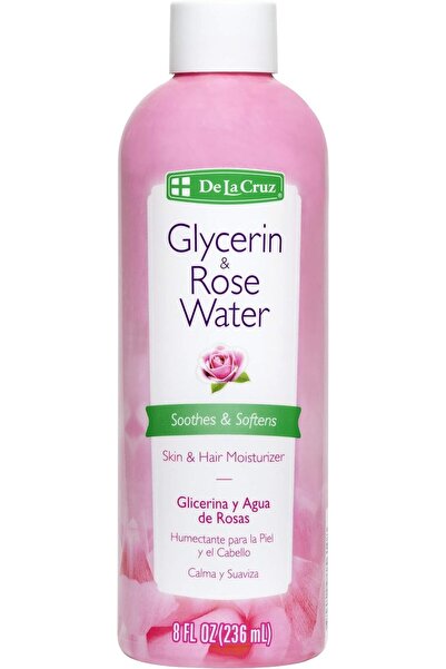 De La Cruz Glycerin & Rose Water 8 fl Oz