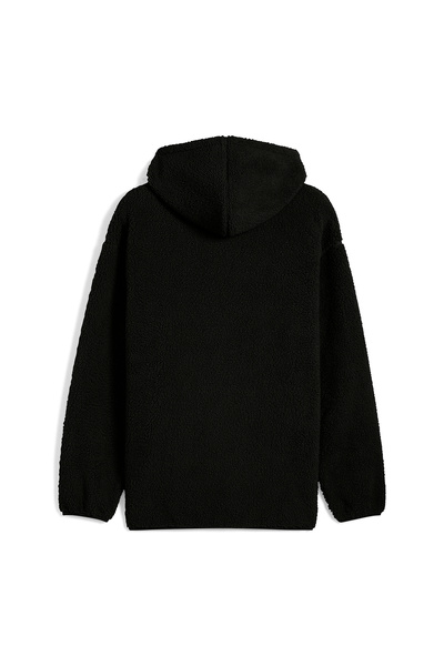 Puma Ess Elevated Sherpa Erkek Siyah Günlük Stil Sweatshirt 68825801