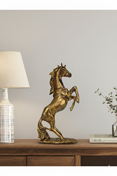 Dekoromi Şahlanan At Heykeli Ev Dekorasyon Biblo 35x18cm