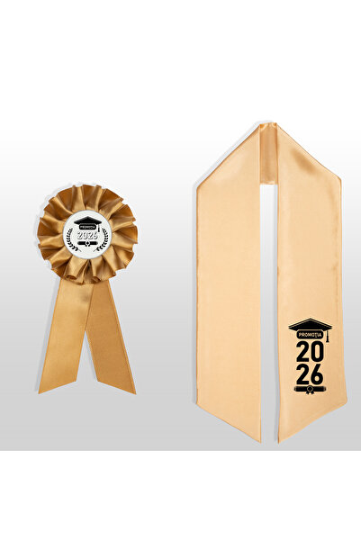 Toca Absolvire Graduation Sash and Ribbon, Personalized 2026, Ceremony/Celebration, End of Year, High School, College