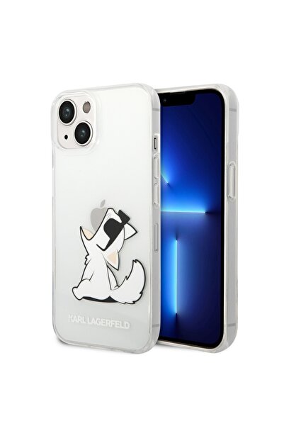 Karl Lagerfeld Carcasă pentru iPhone 14 Plus / 15 Plus, Husă rigidă transpare...