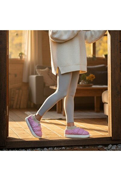 OEM Women's cotton-padded slippers, for indoors or short outdoor outings, 43079D-58