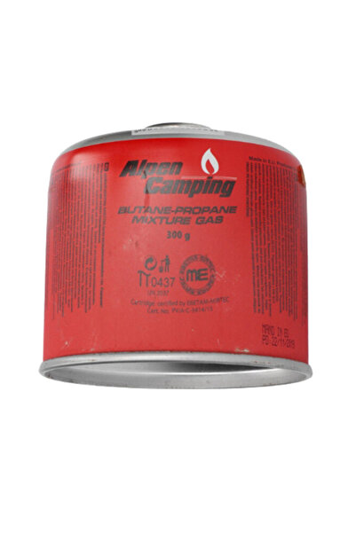 Alpen 300 G Camping Gas Cylinder with Thread, for Heating and Cooking at Camping and Hiking