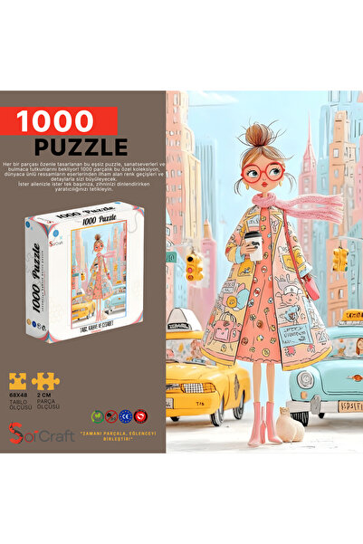 Soi Craft 1000 Parça PuzzleTarz, Kahve ve Cesaret
