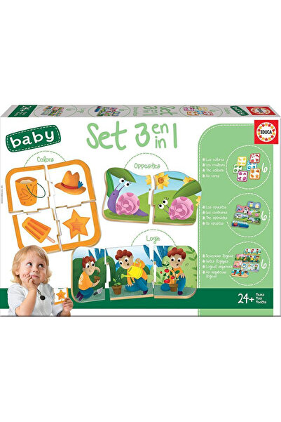 EDUCA Puzzle Baby 3 in 1 18123
