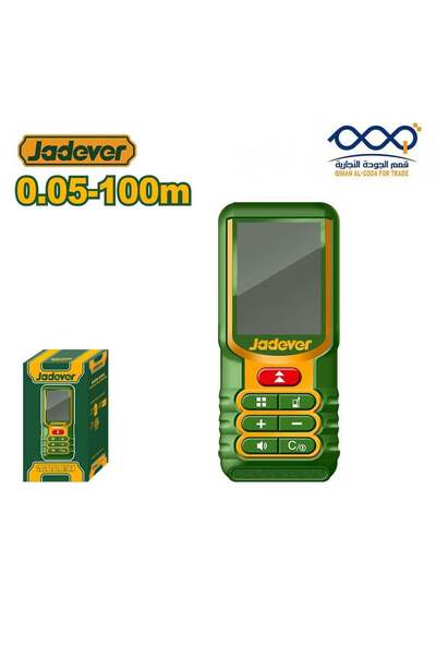 Jadever جهاز قياس المسافة بالليزر المقاوم للصدمات حتى 100 متر