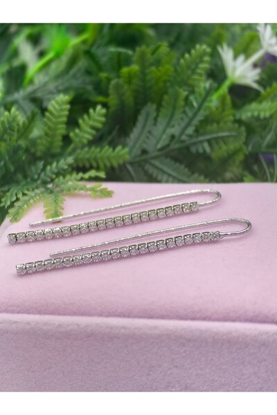 argint 925 TENNIS EARRINGS