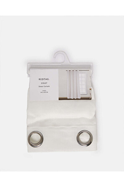 REDTAG Ivory Textured Sheer Curtain