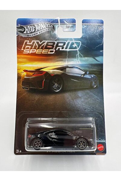 HOT WHEELS Silver Series Hybrid Speed 17 NSX 1/64 Model Araba