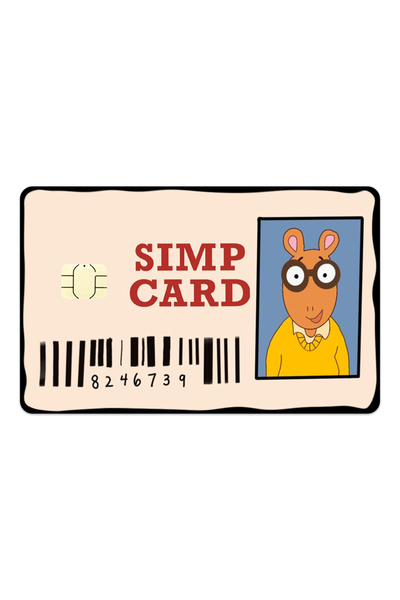 ACME LABS Autocolant pentru card de credit - Husă pentru card simplu, card de debit - Cip mic