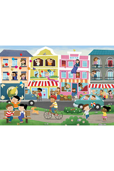 EDUCA Puzzle 50 de piese Detectiv Puzzle Oraș Ocupat 18894