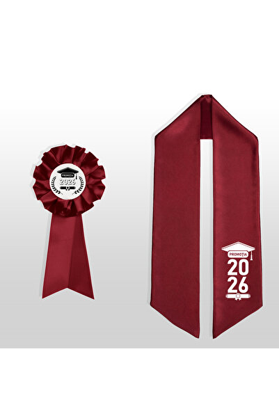 Toca Absolvire Graduation Sash and Ribbon, Personalized 2026, Ceremony/Celebration, End of Year, High School, College