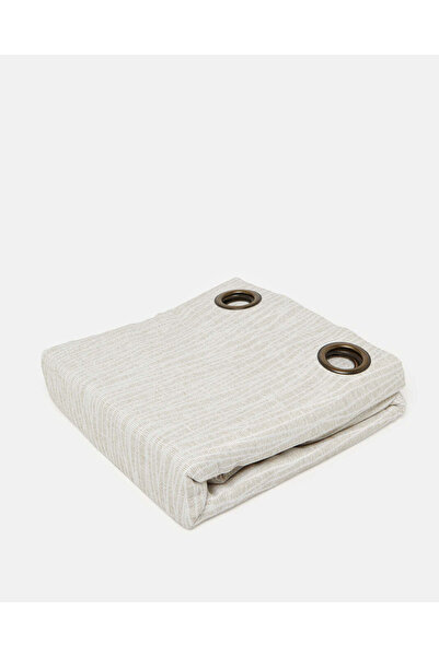 REDTAG Beige 1 Pair Jacquard Curtain (Without Lining)