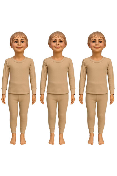 City Rose Fashion 3- Sets Boys and Girls Underwear Colored Soft Winter Cotton 100%