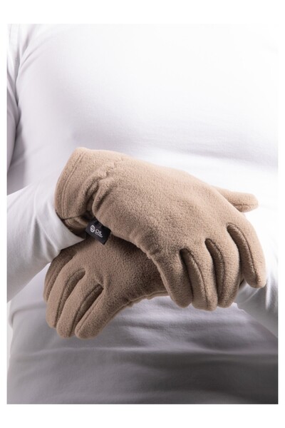 OIL COMPANY Unisex Parmak İzi Bırakmaz Rüzgar Geçirmez Kışlık Termal Eldiven