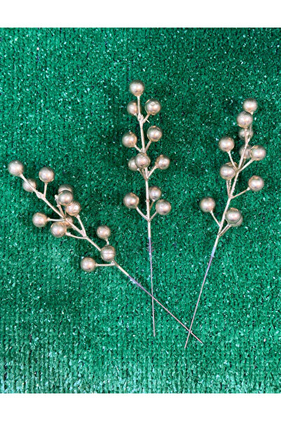 Cansüs 20 εκ. Τεχνητή κλαδιά με κόκκινα μούρα Holly Berry |   Χριστουγεννιάτικη διακόσμηση με 12 κλαδιά