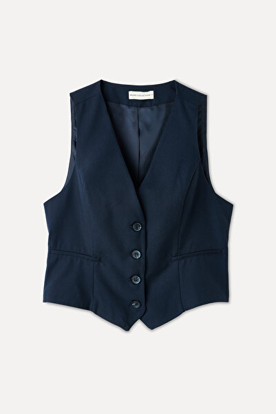 Mudo Fitted Sleeveless Casual Jacket