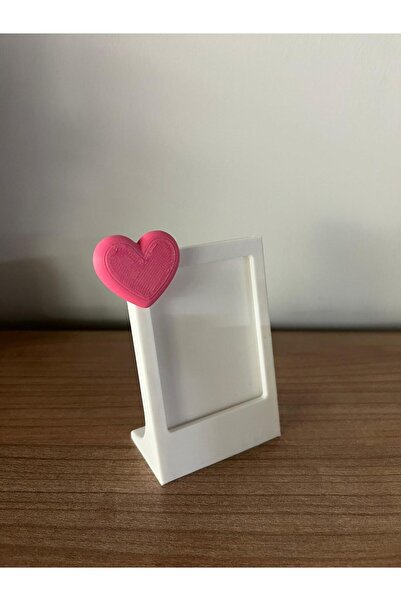 Root Made Heart Detailed Mini Instax Photo Frame Desktop Minimalist Decorative Vesical Frame
