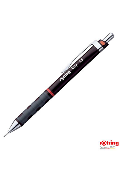 Rotring Mechanical Pencil 0.9/1.0mm with Rubber Grip for Writing and Drawing, with Dual Lead Compatibility