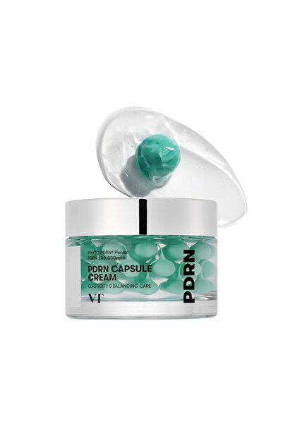 VT COSMETICS كريم كبسولة PDRN 100 - مرطب للوجه، 100,000 جزء في المليون PDRN، 1.69 أونصة سائلة