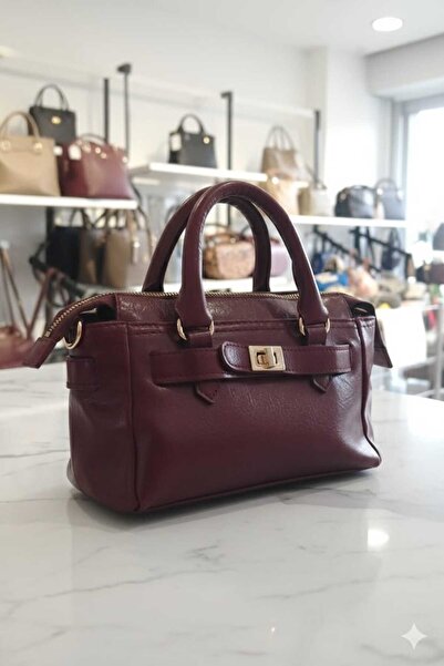 GÇA Moda Women's Patent Leather Hand and Crossbody Bag 25*16 cm