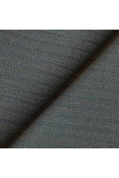 ASSAFWA قماش رجالي شتوي رصاصي مقلم سماي فاخر -B1