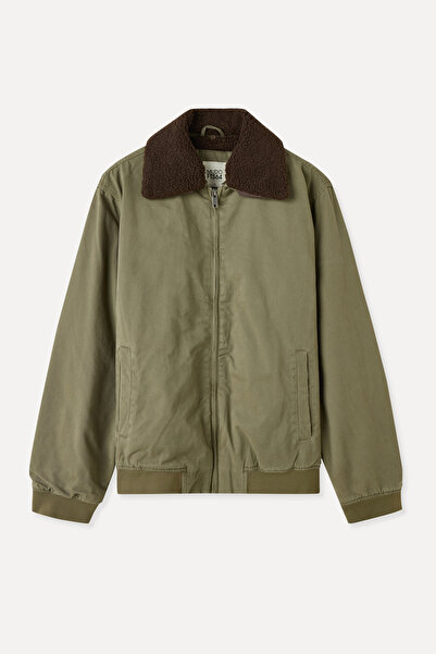 Mudo Plush Collar Short Coat