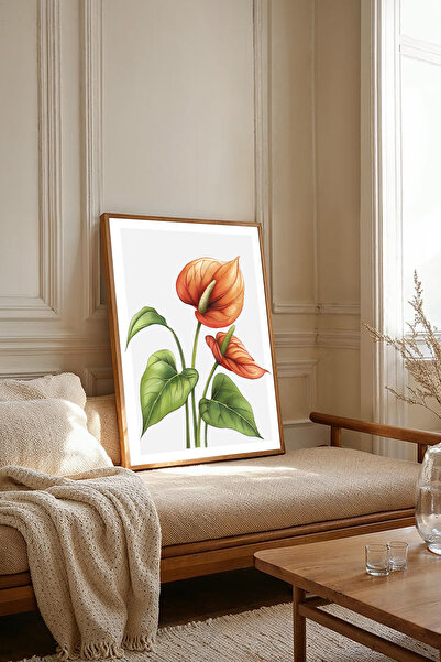 Dekorsiahome Τραπέζι σαλονιού κουζίνας με ξύλινο πλαίσιο μονοκόμματο TK2434